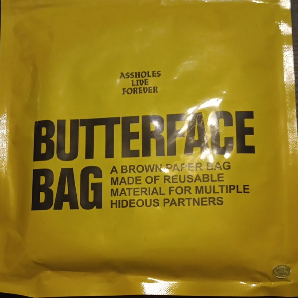 A$$HOLES LIVES FOREVER ButterFace Bag with Glossy Finish